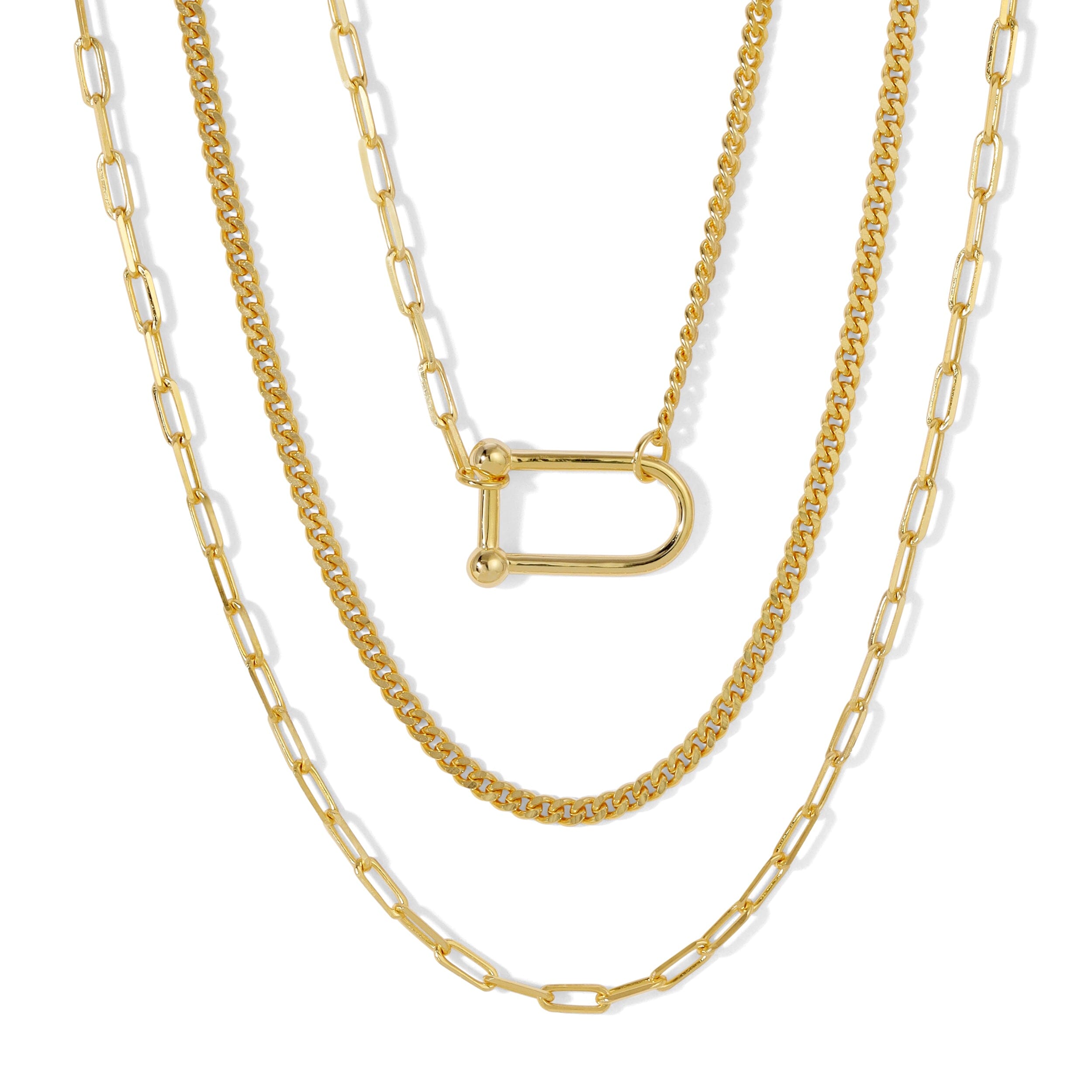 Three Layers "Be Yourself" Necklace Necklace Bloo & Ro