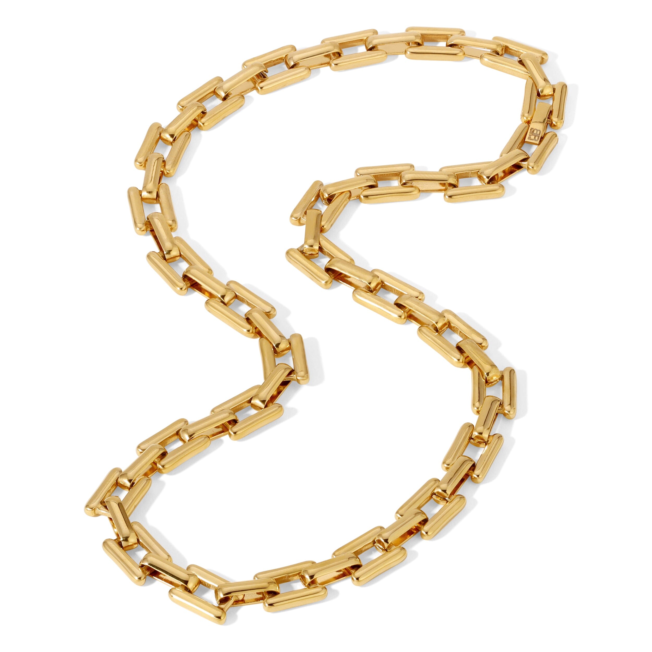 Sexy Babe Cuban Link Chain Gold Necklace Necklace Bloo And Ro