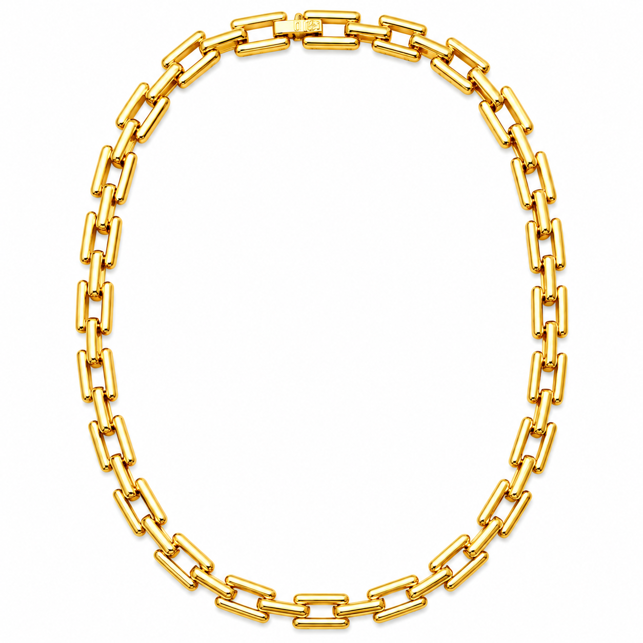 Elara Modern Link Necklace