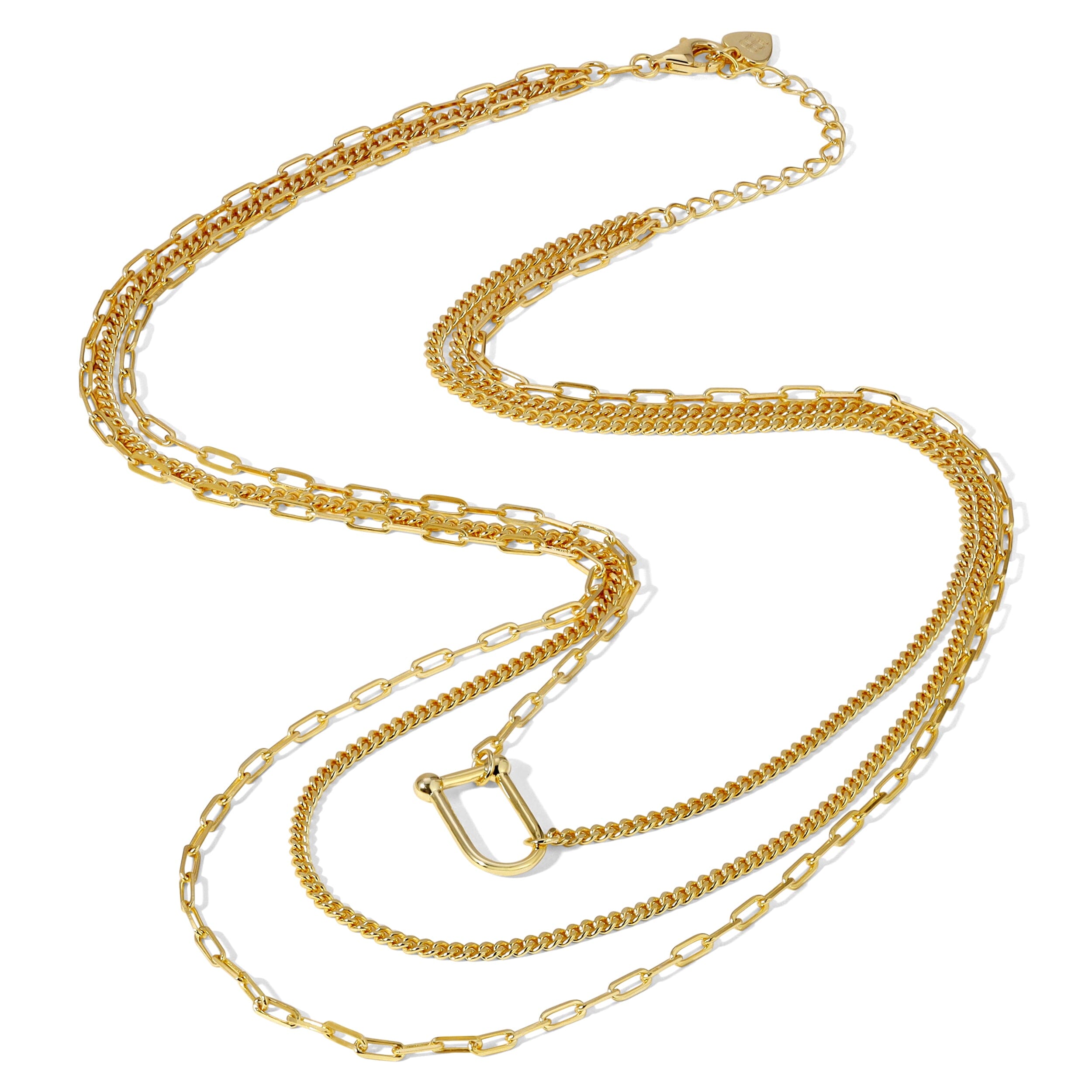 Three Layers "Be Yourself" Necklace Necklace Bloo & Ro