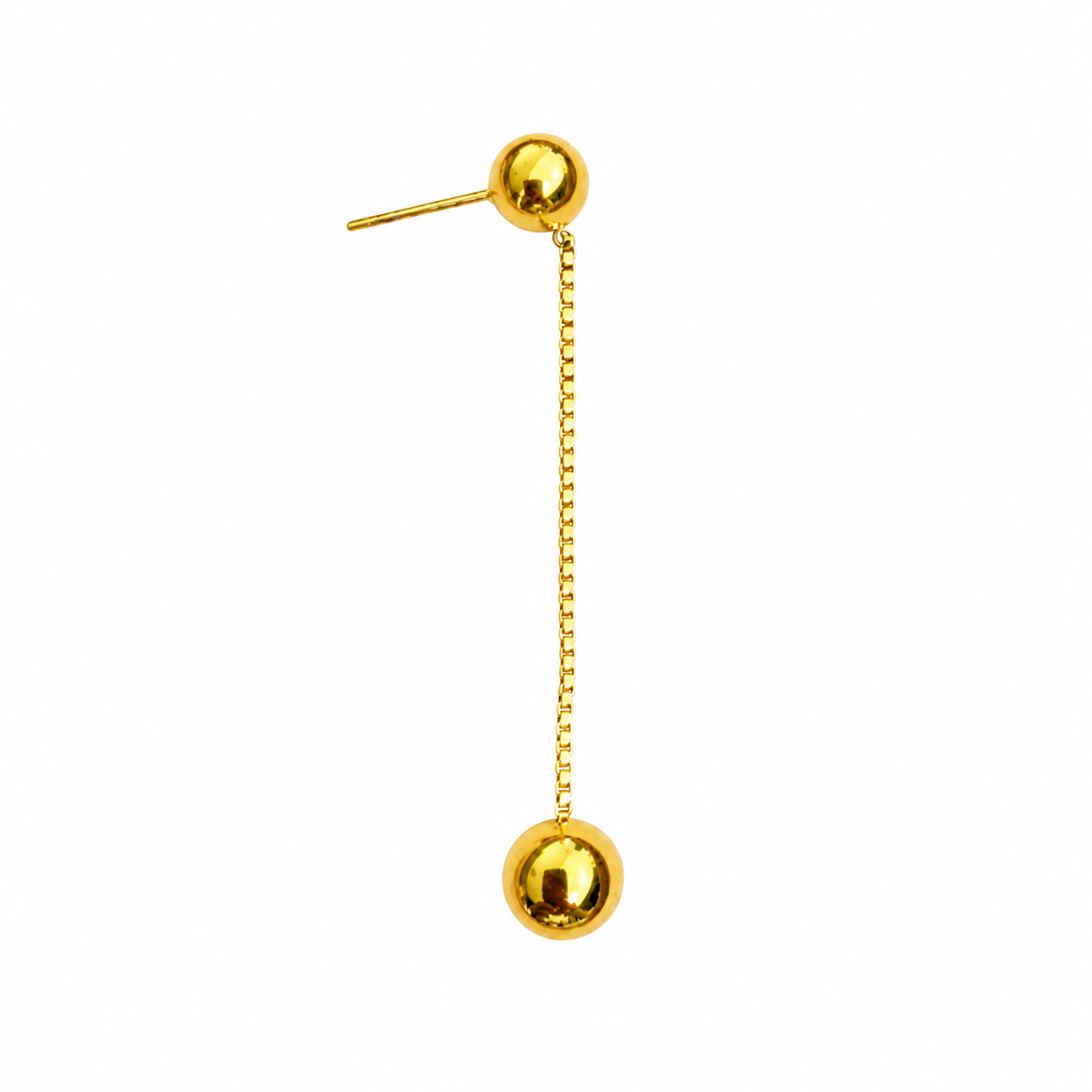 Adrianne Convertible Double Ball Drop Earrings