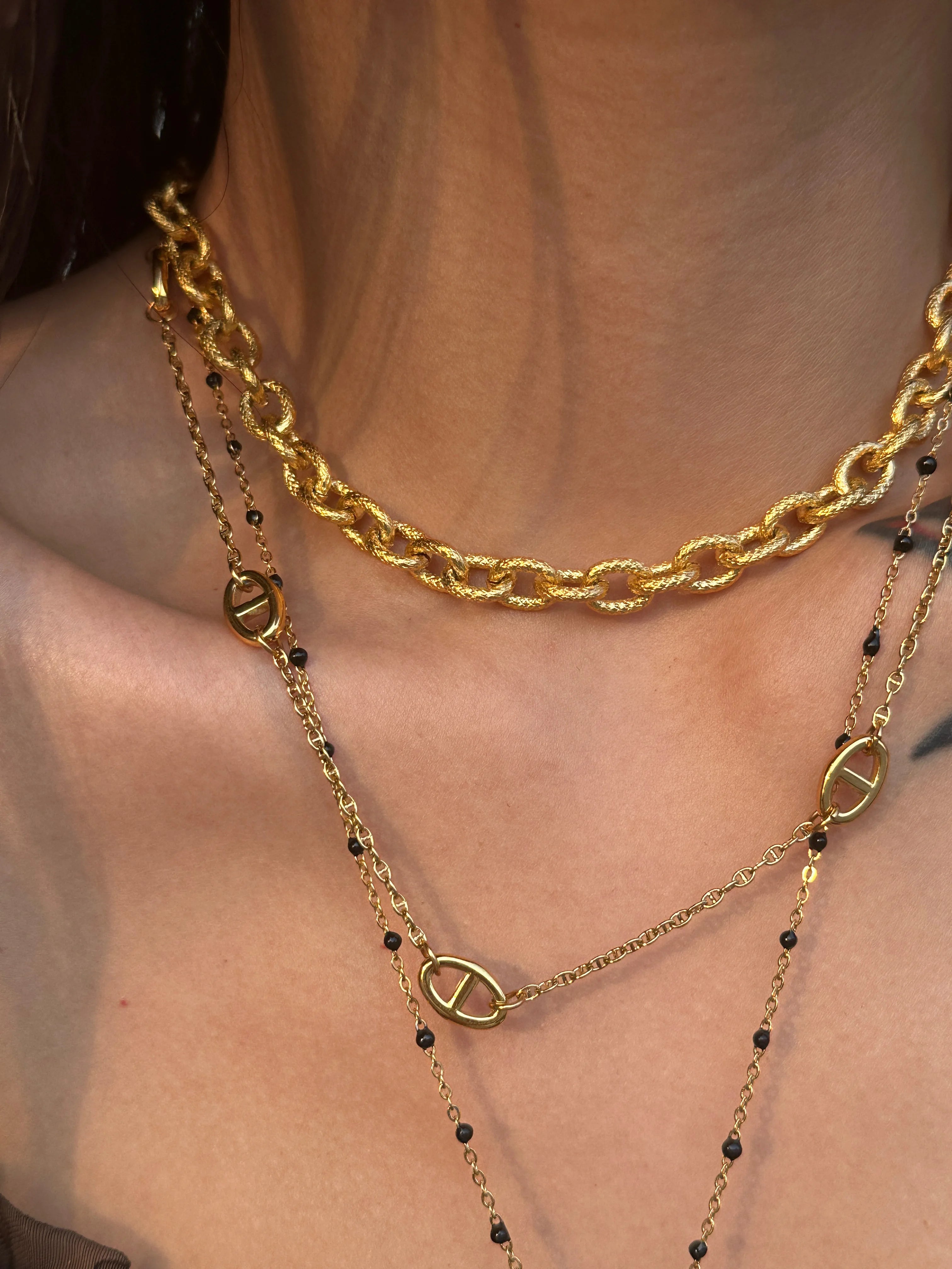 The “Layer Me”  Threaded Rope Necklace