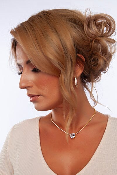 Hearts and Stones Tennis Necklace Necklace Bloo & Ro