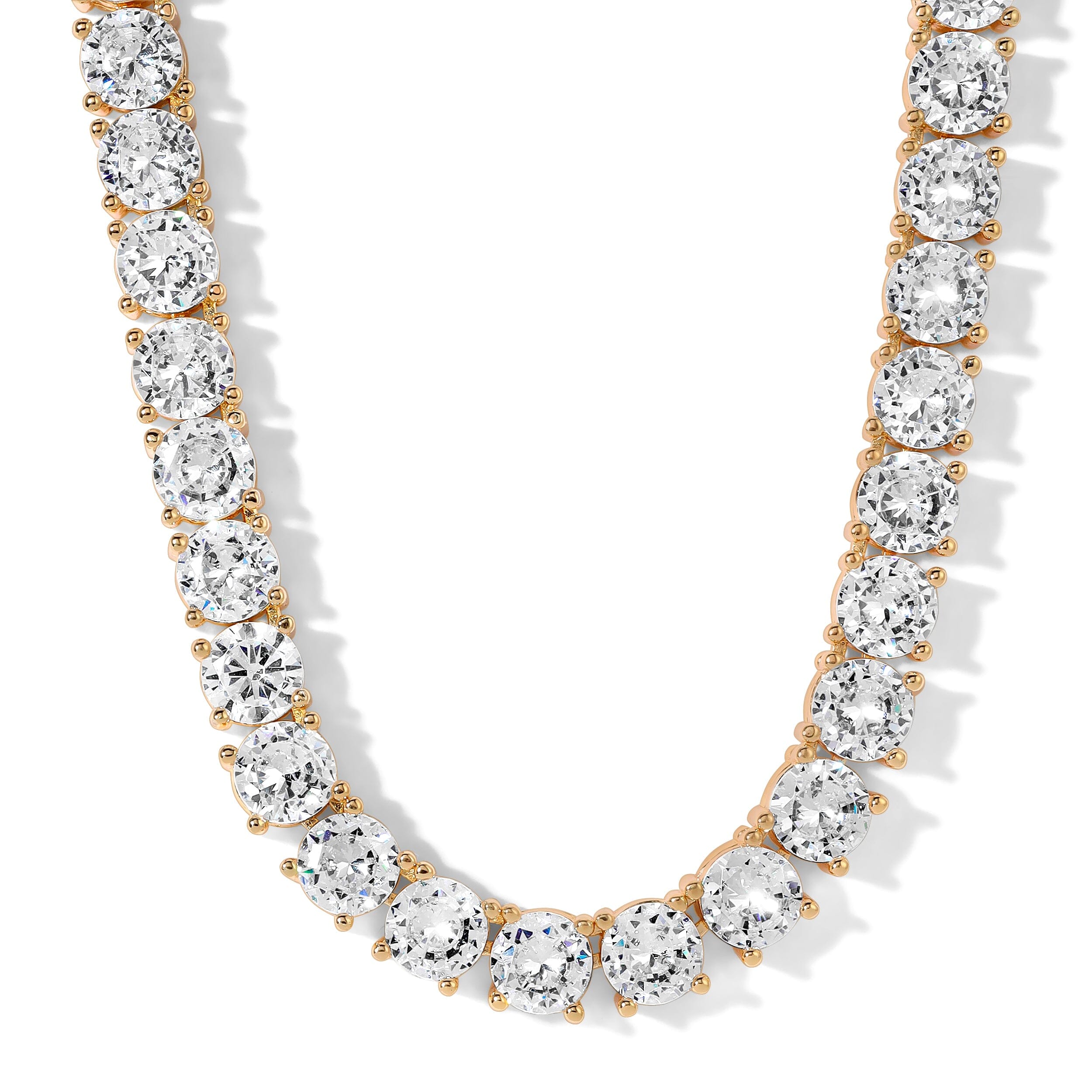 Not Your Basic 18" Tennis Necklace 18" Necklace Bloo & Ro