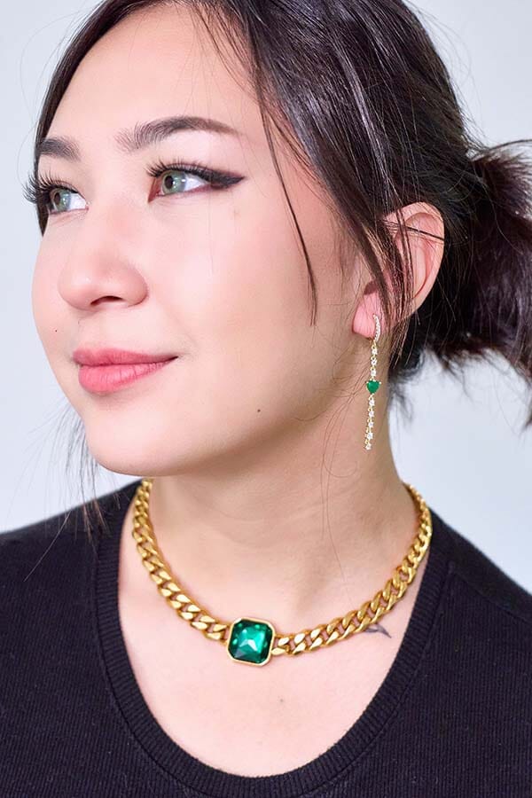 Dare To Be Bold Cuban Link Necklace Necklace Bloo And Ro