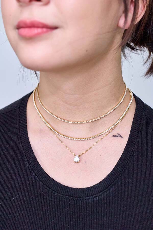 Yes Please Sexy Tennis Choker Necklace Bloo And Ro