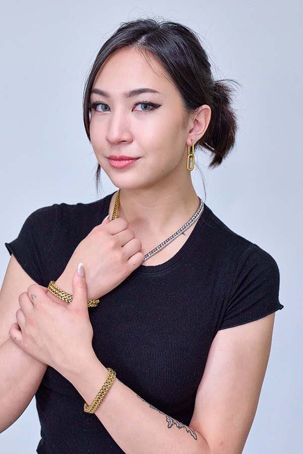 Thick Mami Cuban Chain Bracelet Bracelet Bloo And Ro