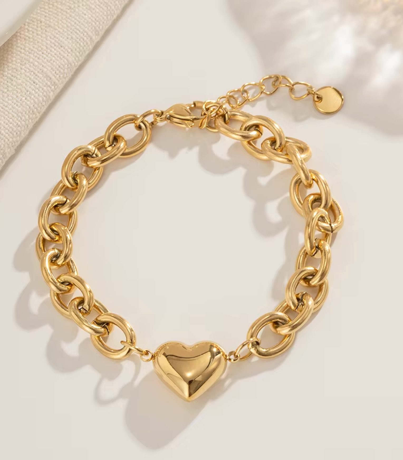 Puffy Heart Love Bracelet