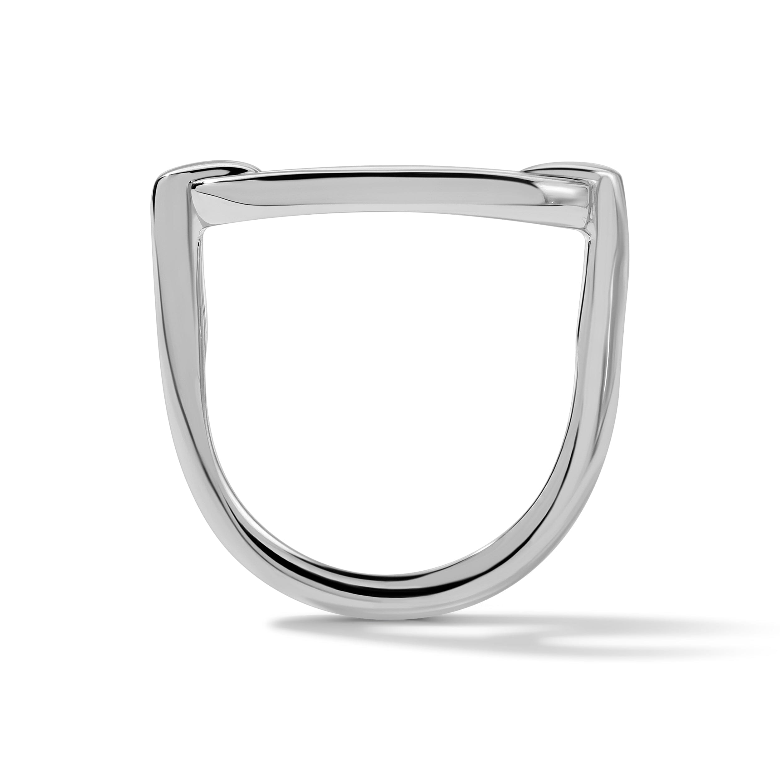 Brass Knucks Geometric Link Ring Ring Bloo & Ro
