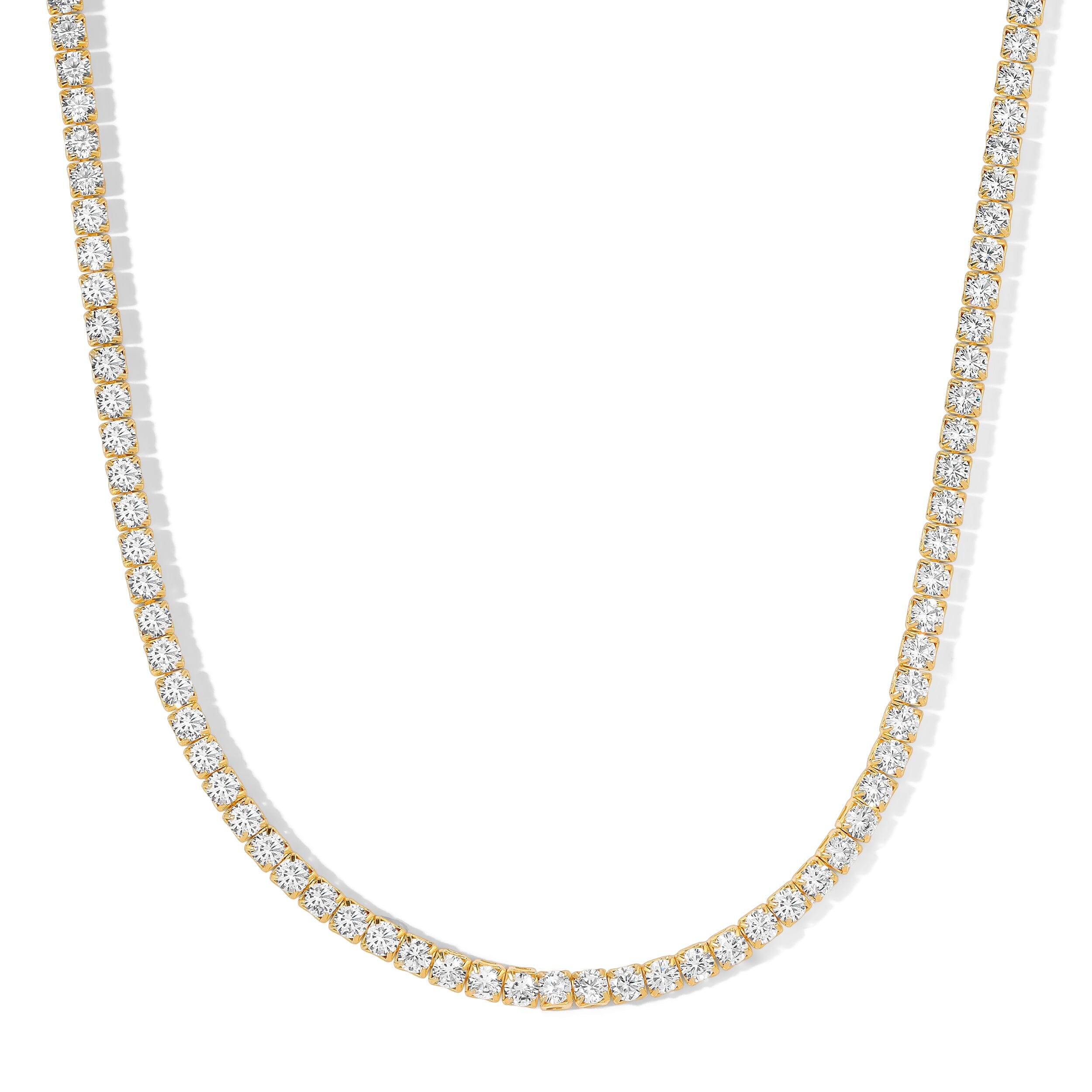 Hello Gorgeous Choker Tennis Necklace Necklace Bloo & Ro