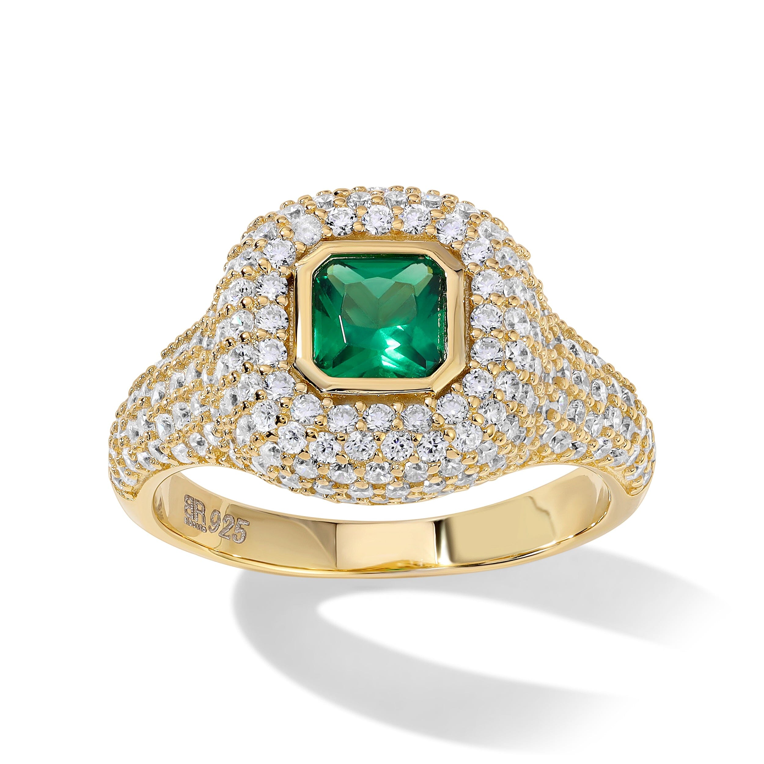 The Eye Of The Tiger Green Ring Ring Bloo & Ro