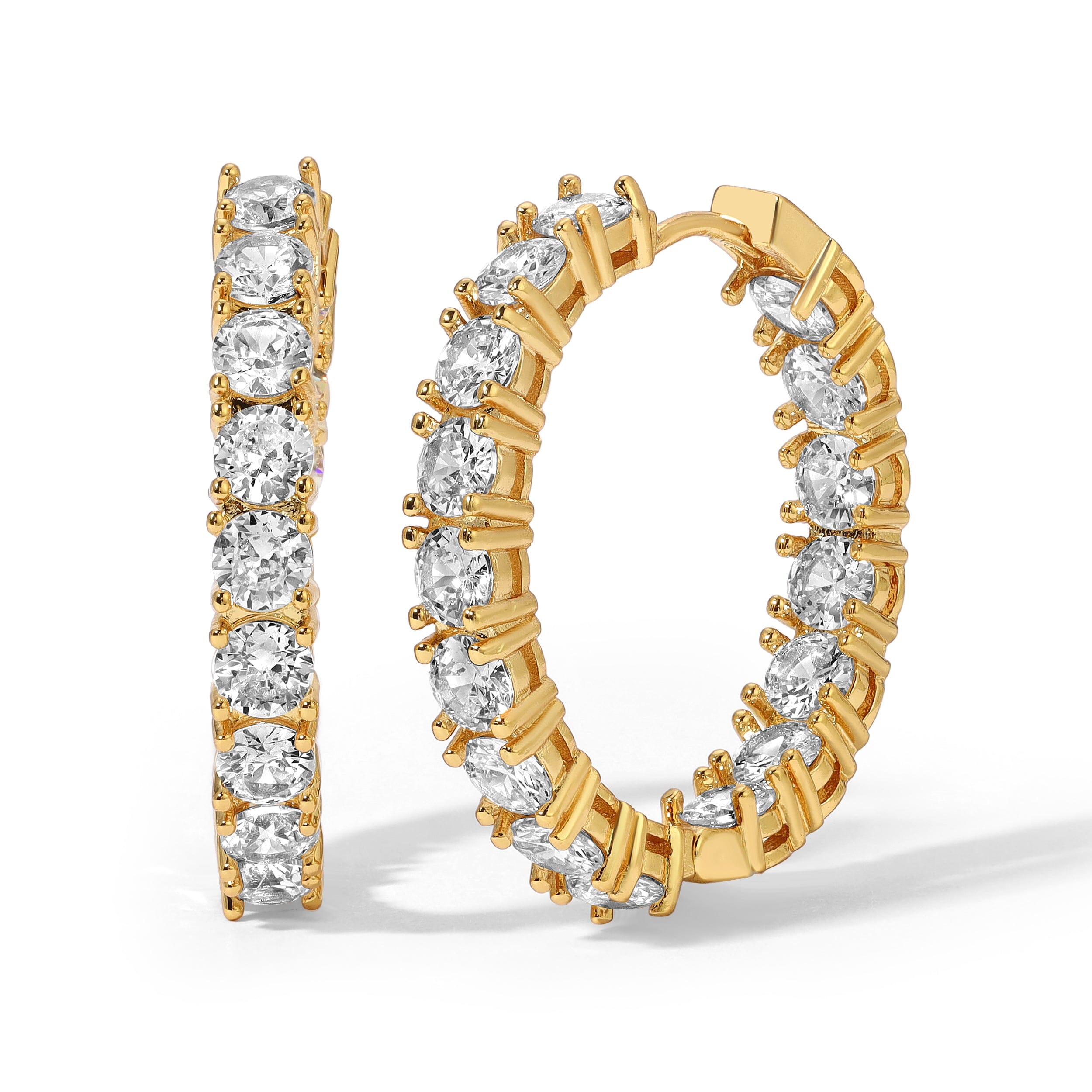Tennis Earrings Earrings Bloo & Ro Gold 