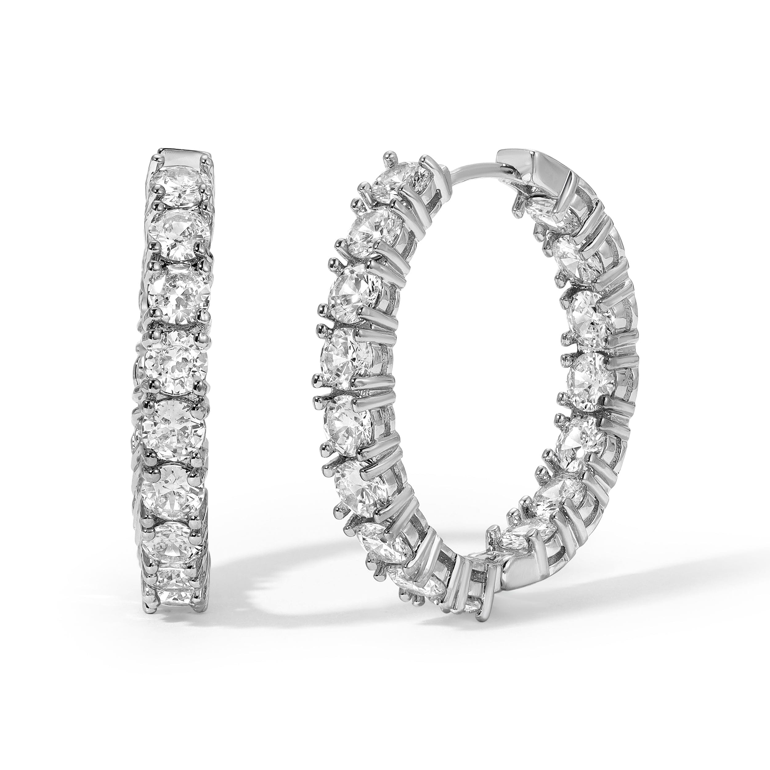 Tennis Earrings Earrings Bloo & Ro Silver