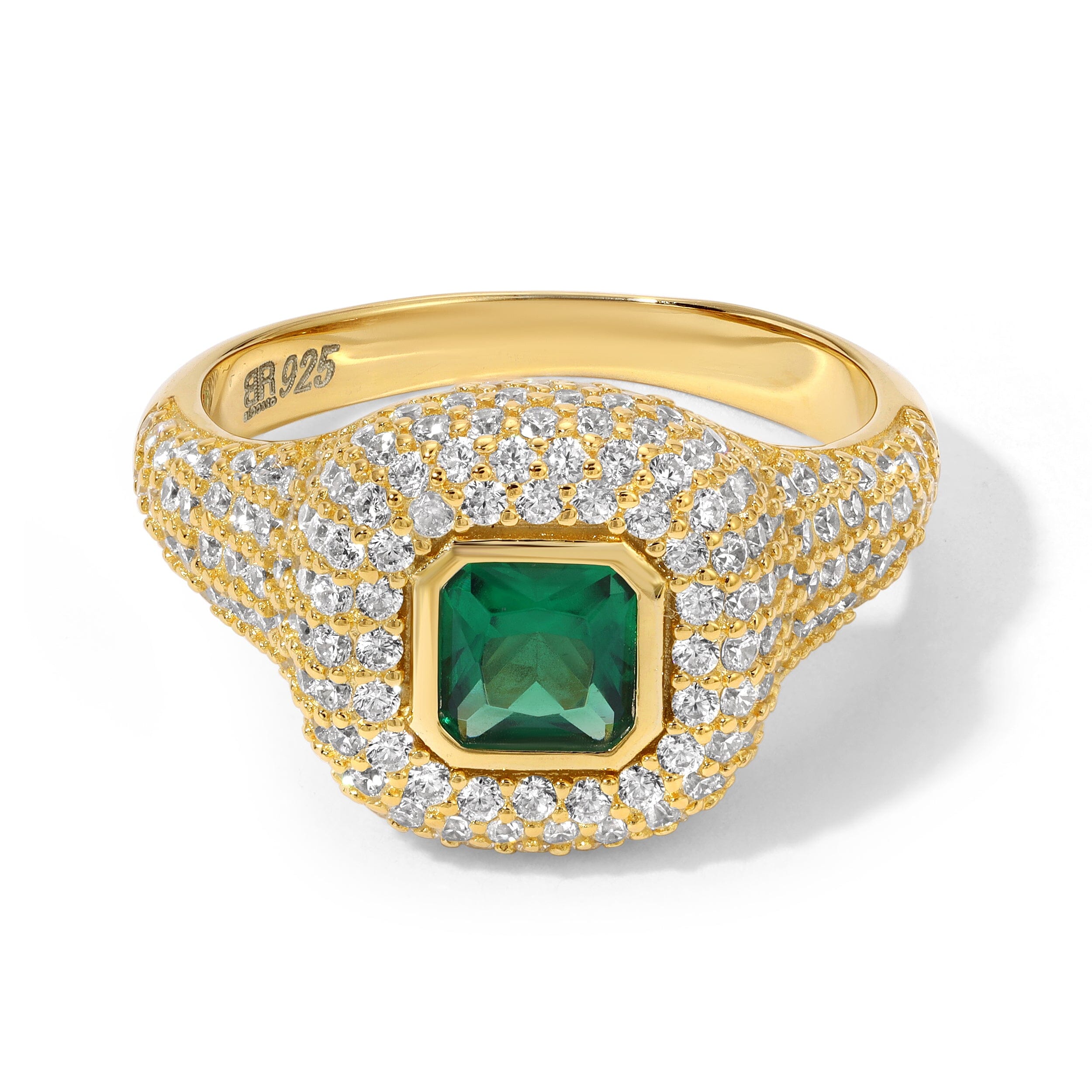 The Eye Of The Tiger Green Ring Ring Bloo & Ro