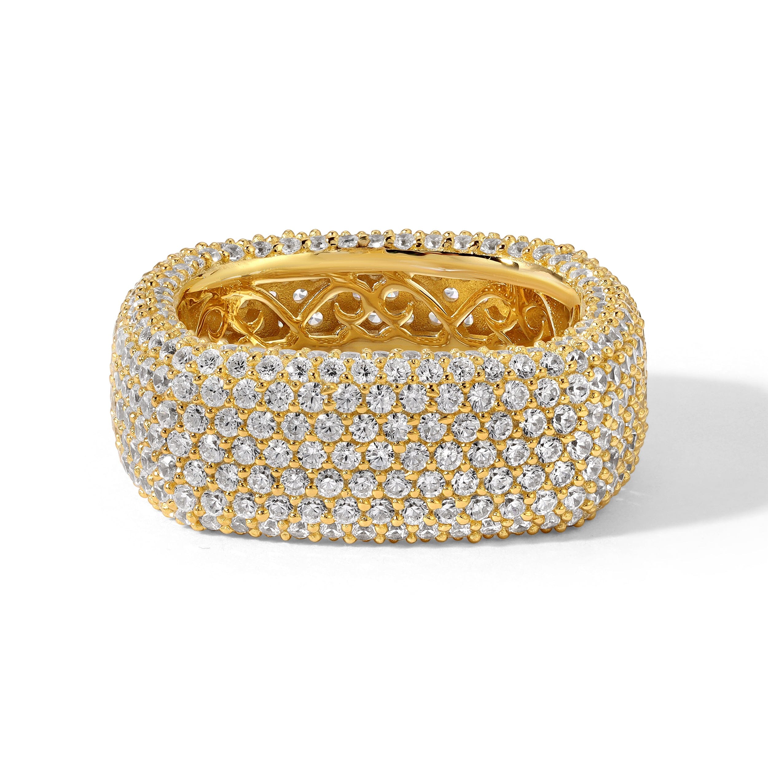 Be Bold Euro Square Ring Ring Bloo & Ro