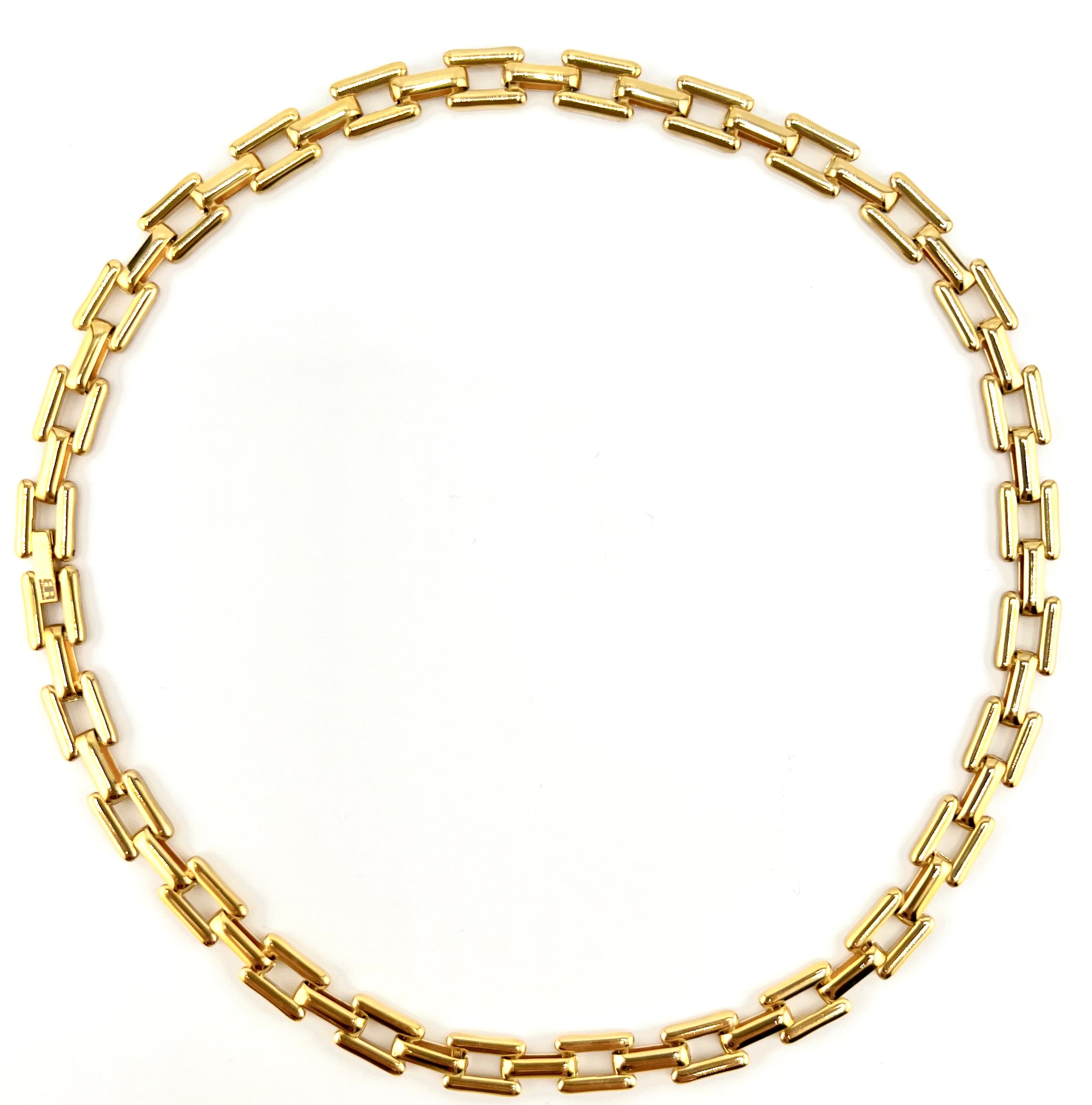 Sexy Babe Cuban Link Chain Gold Necklace Necklace Bloo And Ro