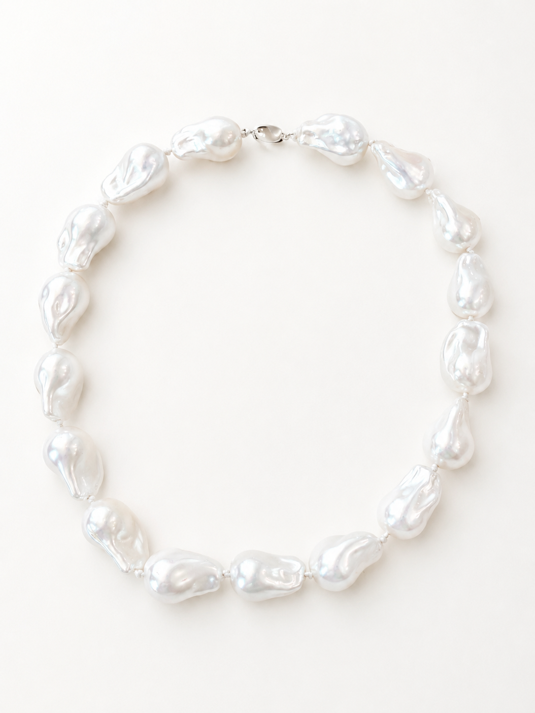 Baroque Pearl Statement Necklace