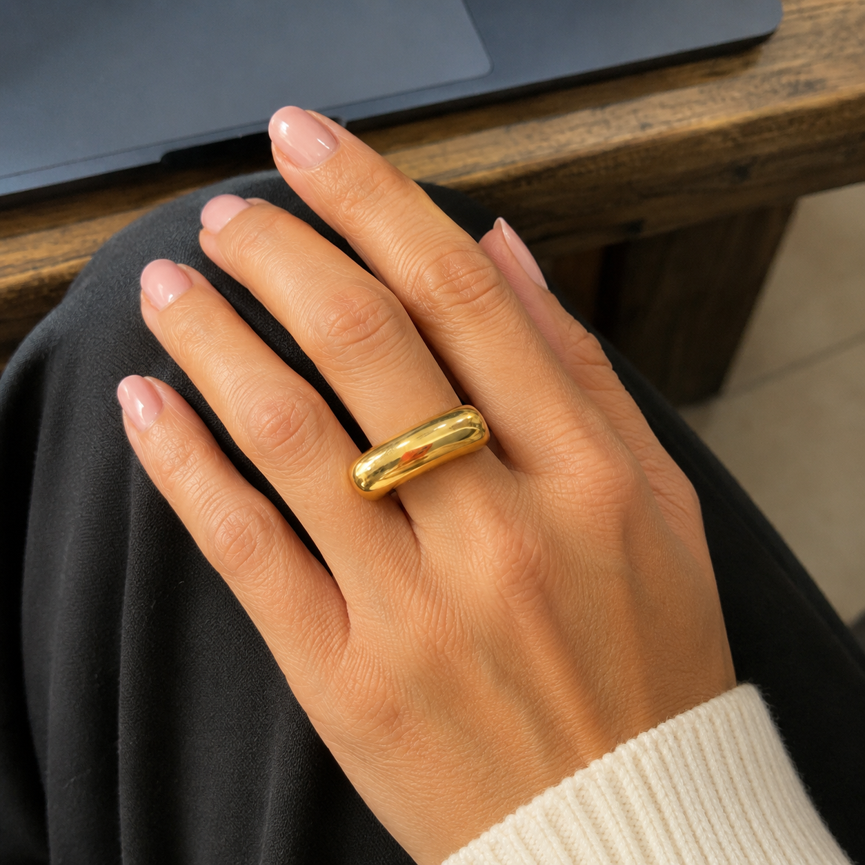 Luna Sculptural Ring
