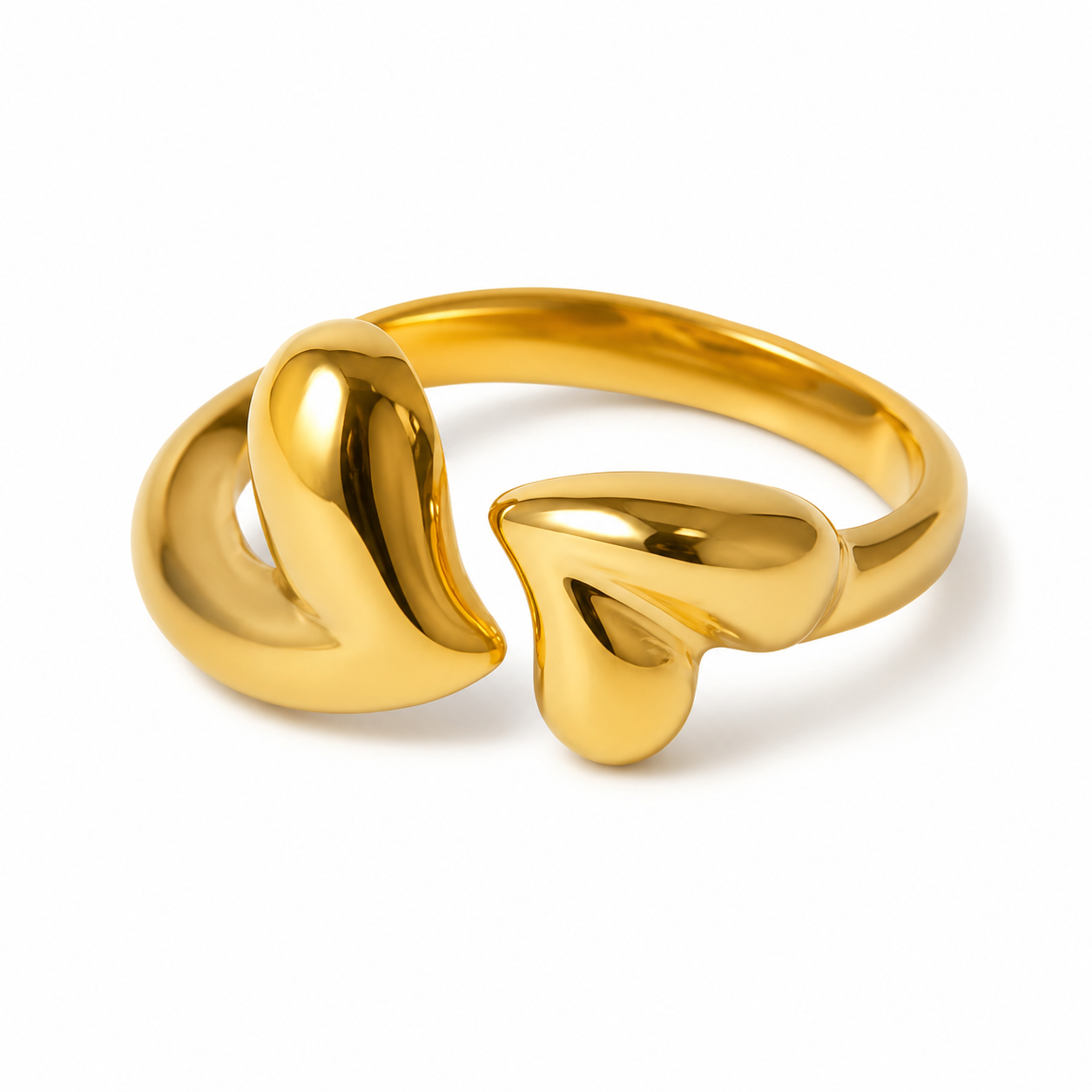 The Harper Open Heart Ring