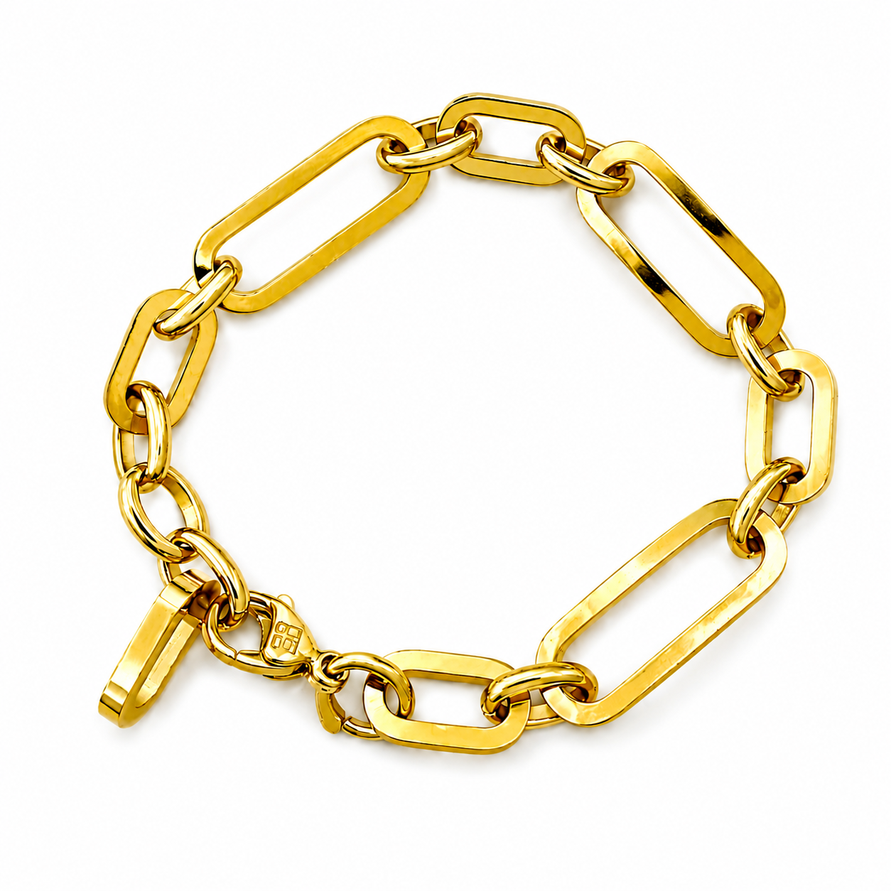 The Margo Paperclip Charm Bracelet