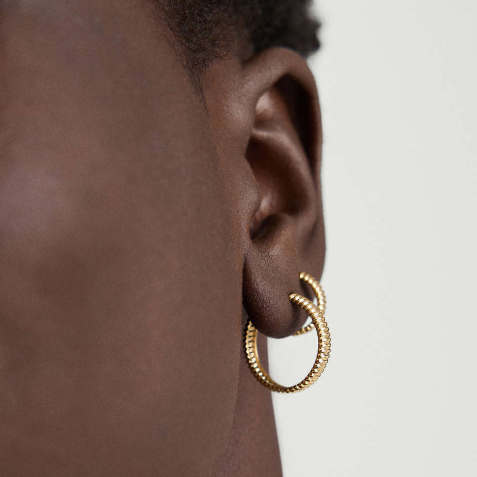 Classy Gold Hoops Small