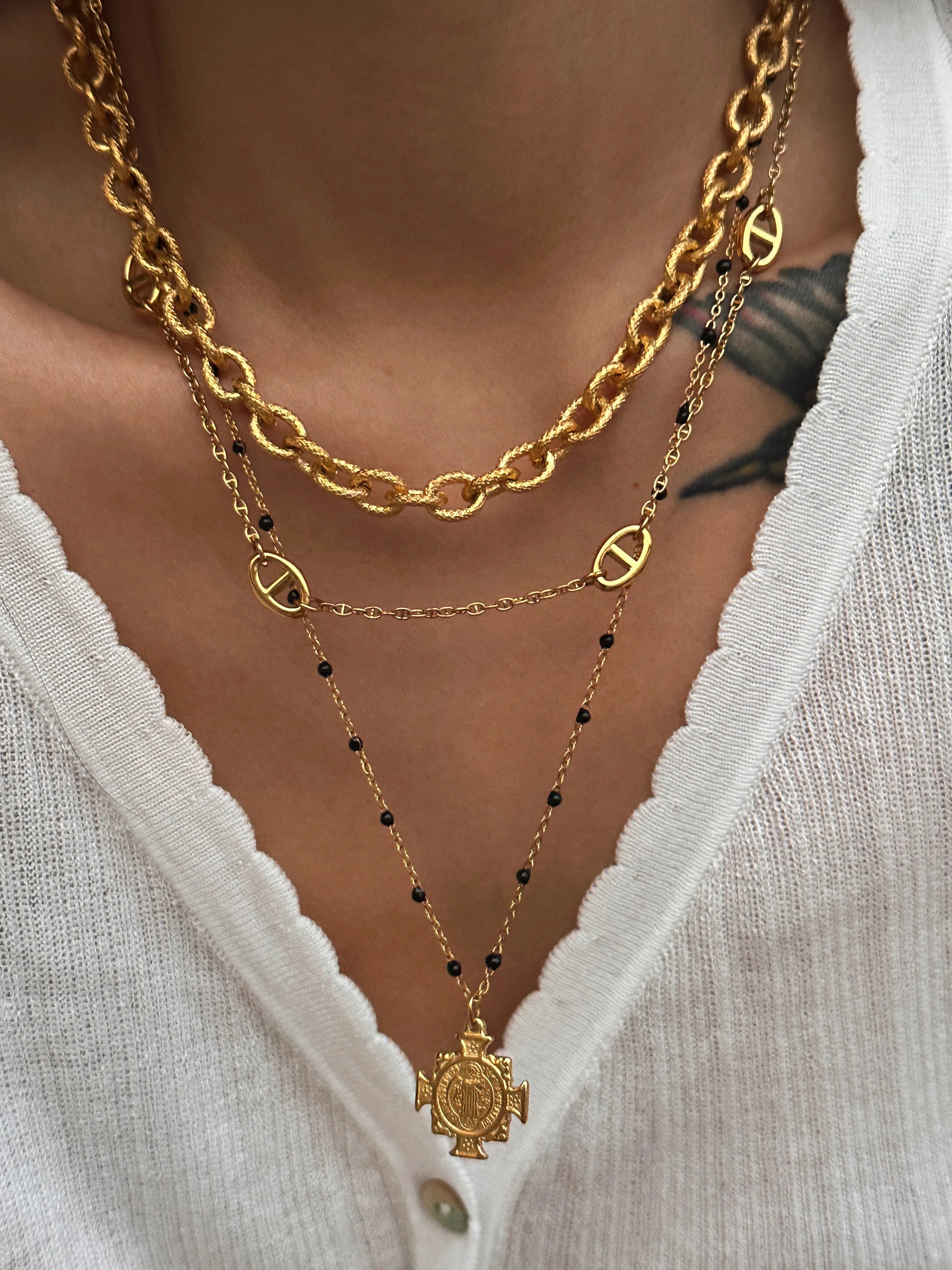 The “Layer Me”  Threaded Rope Necklace