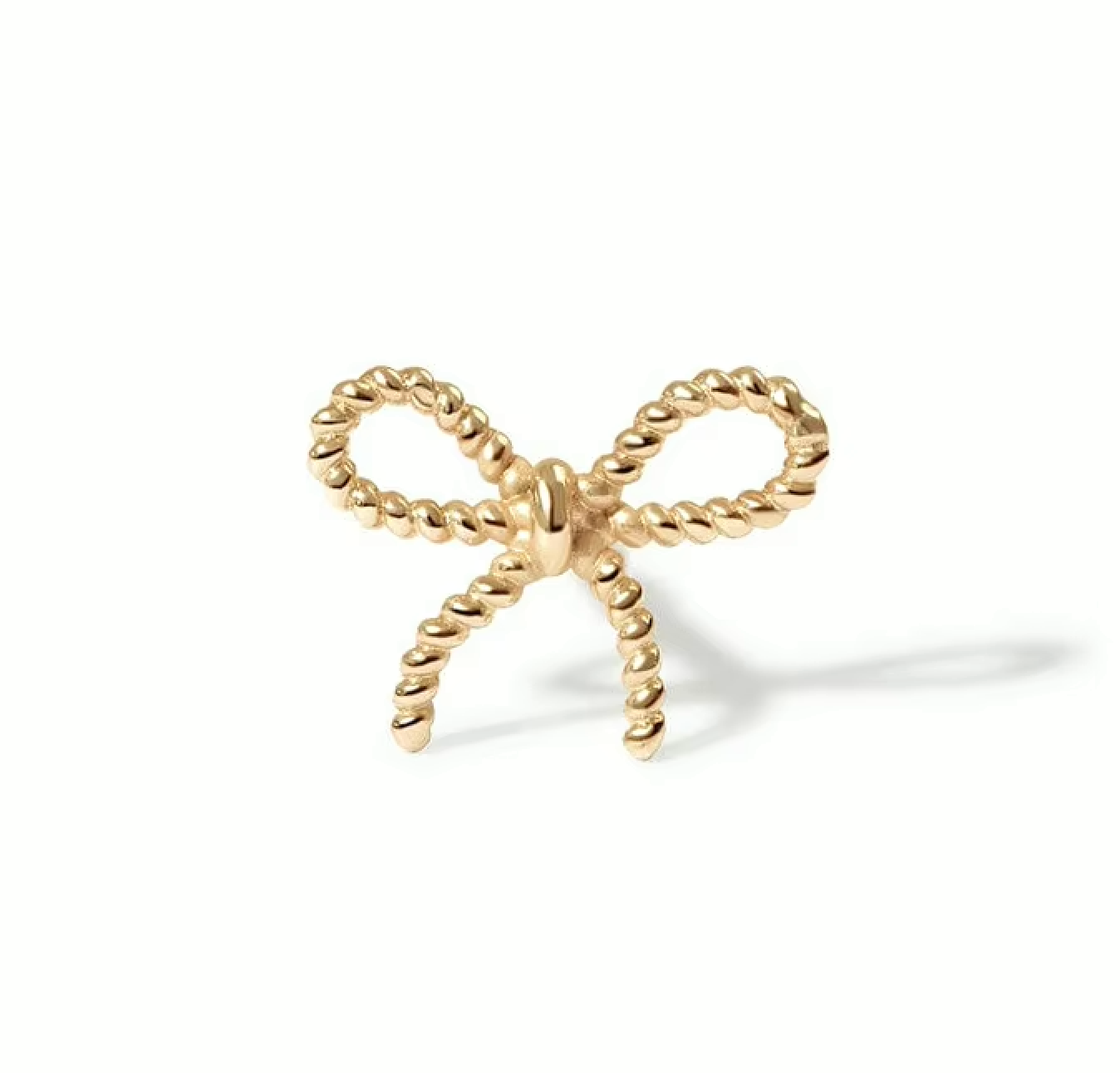 Gold Bow Stud