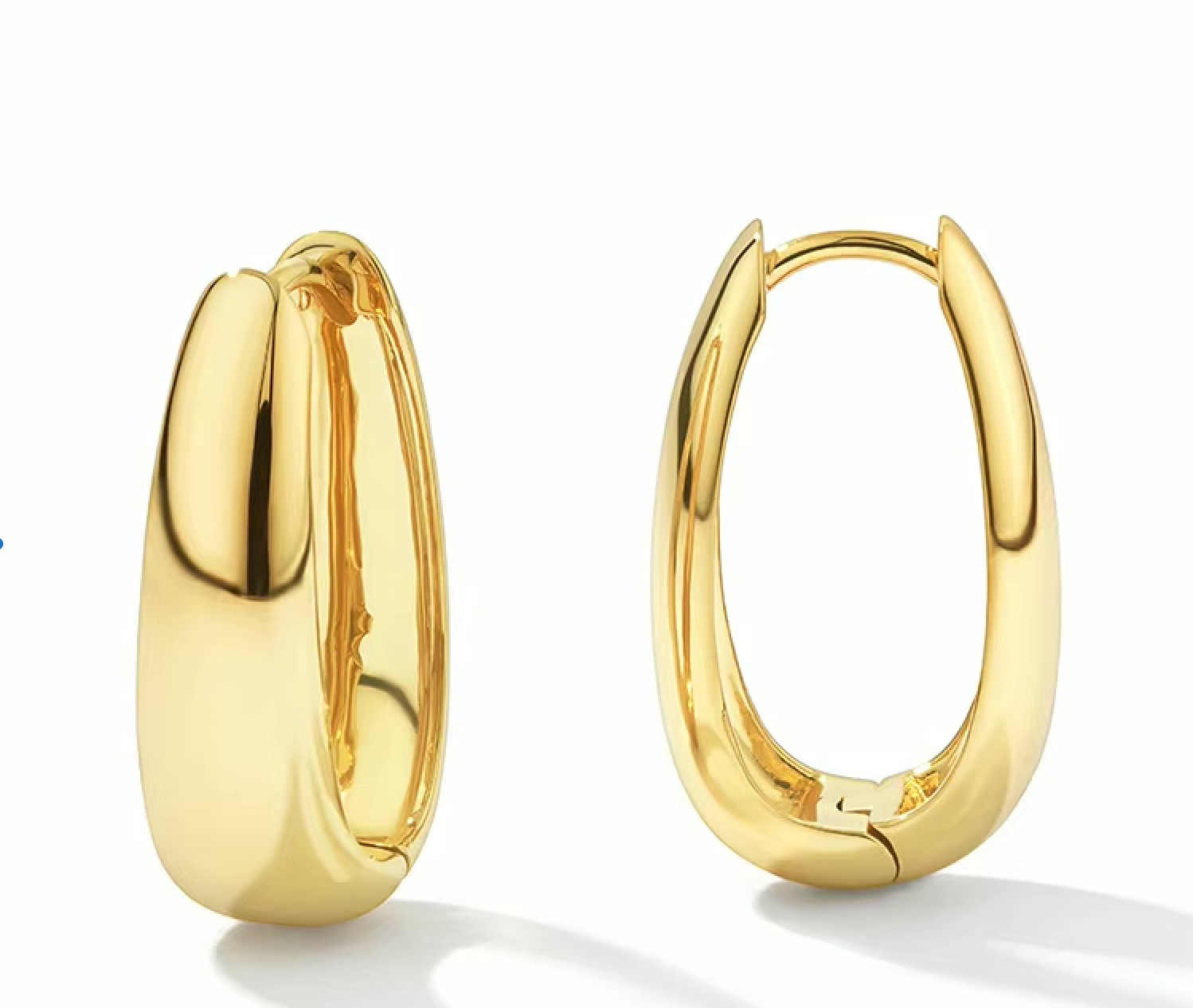 Gold Dome Chunky Hoops